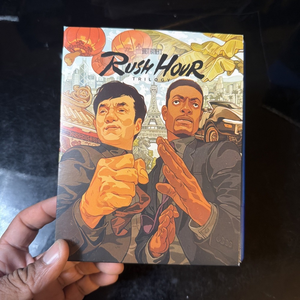 Rush Hour Trilogy (Blu-ray) Jackie Chan, Chris Tucker, (5 Discs) W/Slipcover